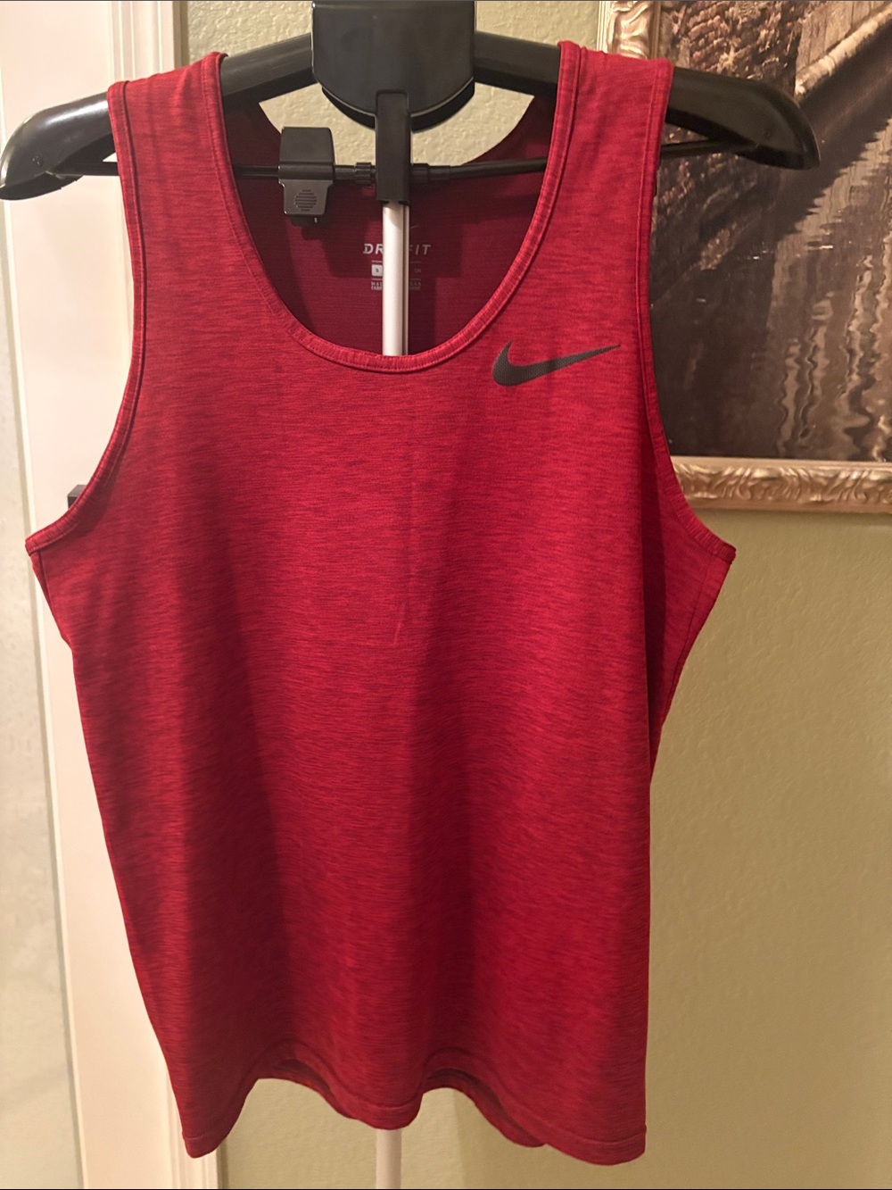 Nike Men’s Red Dri-FIT Athletic Tank Top